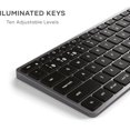 thumbnail image 4 of Satechi Slim X1 Bluetooth Backlit Keyboard for MAC (Space Gray)- Refurbished Good, 4 of 5