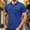 Blue, variant on Coorders George Men’s & Big Men’s Stretch Short Sleeve Polo with Pocke,Button-Up Commuter Shirts for Mens, Gray, XXL