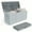 Grey, variant on 75-Gallon Wheeled Storage Box, Thickened Reinforced Plastic, Wood-Grain Top, Extra Large Capacity Container, Black/Grey Lid, Foldable/Non-Foldable Random Shipment
