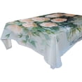 thumbnail image 4 of BZSMCE Square Tablecloth Beautiful Blush Roses Pattern Tableclothes, 4 of 9