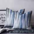 thumbnail image 2 of 26x26 Pillow Covers Set of 2, Blue Gray Throw Pillow Covers Decorative Couch Cushion Case, Modern Simple Abstract White Ombre Texture Microfiber Square Pillowcases for Bedroom Car Living Room, 2 of 7