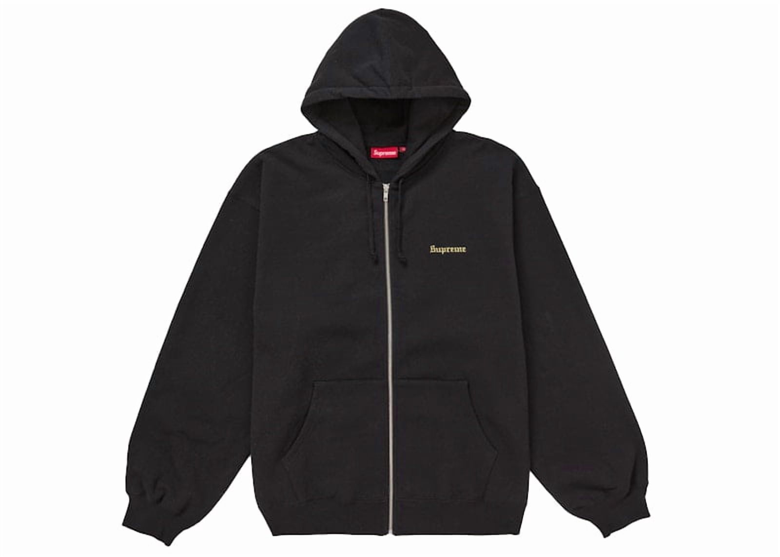Supreme Men's MM6 Maison Margiela Zip Up Hooded Sweatshirt Ash