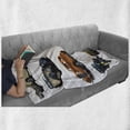 thumbnail image 6 of Cars Soft Flannel Fleece Throw Blanket, Rare Fifties Vintage Vehicle Closed Roof Tops Original Timeless Automobile Graphic, Cozy Plush for Indoor and Outdoor Use, 60" x 80", Multicolor, by Ambesonne, 6 of 6