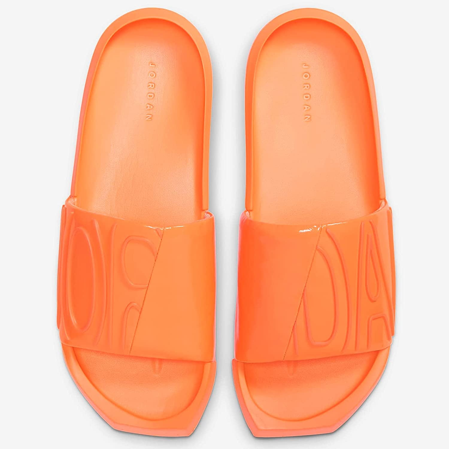 Orange hotsell jordan slides