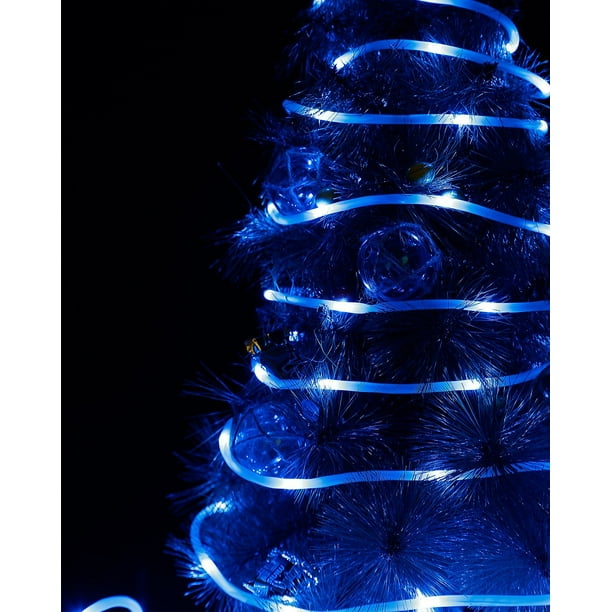 TORCHSTAR LED Battery Operated Fairy Starry String Lights for RV, Camping, Blue