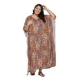 thumbnail image 2 of Gypsie Blu Women's Plus Size Rayon Kaftan Dresses Long Maxi Dress for Ladies Girls Online, 2 of 7