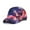 Red, variant on Women’s Travel Baseball Cap with Floral Butterfly Print & Curved Brim for Fair Ground Visits Black