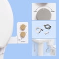 thumbnail image 2 of TUSHY Spa Royale Warm Water Bidet Seat Attachment. Self Cleaning Water Sprayer, Adjustable Pressure Nozzle, Angle Control. (Requires Sink Access for Water Temperature Control), Gold Knobs, 2 of 8