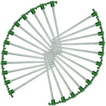 25 PACK Tent Stakes Pegs Heavy Duty Nail Head 10" Solid Steel Metal bounce house