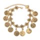 thumbnail image 1 of Pulsera de la moneda Sunnimix Boho Vintage Pta Oro Moneda Turca Festival Joyería Bronce, 1 of 5