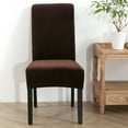thumbnail image 3 of Skksst Waterproof Velvet Dining Chair Slipcover Extra Large Home Banquet Party Seat Protector Cover, Set of 8, 3 of 7