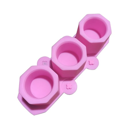 

3 Even Silicone Diamond Ice Cup Mold Cocktail Silicone Ice Tray Succulent Flower Pot Mold DIY Plaster Mold fondant molds silicone molds fondant mold