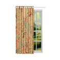 thumbnail image 2 of MKHERT Skull Floral Window Curtain Living Room,Bedroom Window Drapes 52x84 inch, 2 of 2