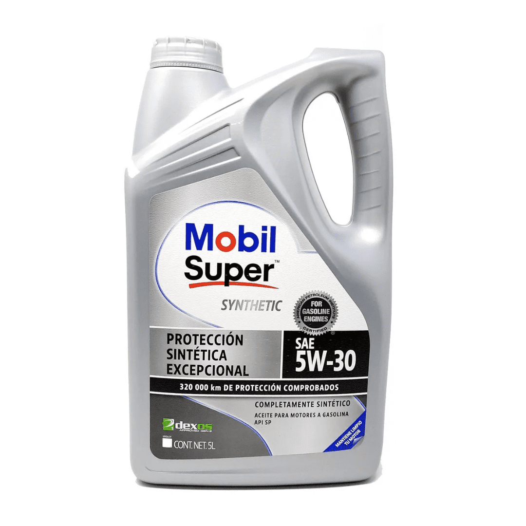 Mobil Super Synthetic SAE 5W30 de 5 Litros Mobil Mobil Mobil Super ...