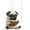 A, variant on Pug Keychains, Lucky Piggy Car Ornament, Pug Acrylic Car Pendant for Home Backpack Holiday Decor, Car Mirror Ornament