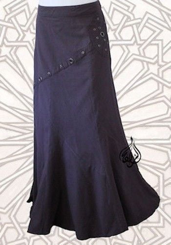 very long skirt