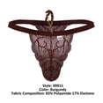 thumbnail image 4 of CandyMan Fashion Style 99915 Color Burgundy Size L/XL, 4 of 5