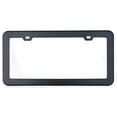 thumbnail image 4 of 2PCs Creathome Stainless Steel License Plate Frames with Matt Black Color, 4 of 9