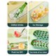 thumbnail image 4 of Bandeja de Cubitos de Hielo Molde de Cubitos de Hielo de 28 Cavidades con Tapa y Cubo Molde de Cubitos de Hielo Colorido de Gran Capacidad para Congelador Cóctel Whisky Anggrek Otros, 4 of 8