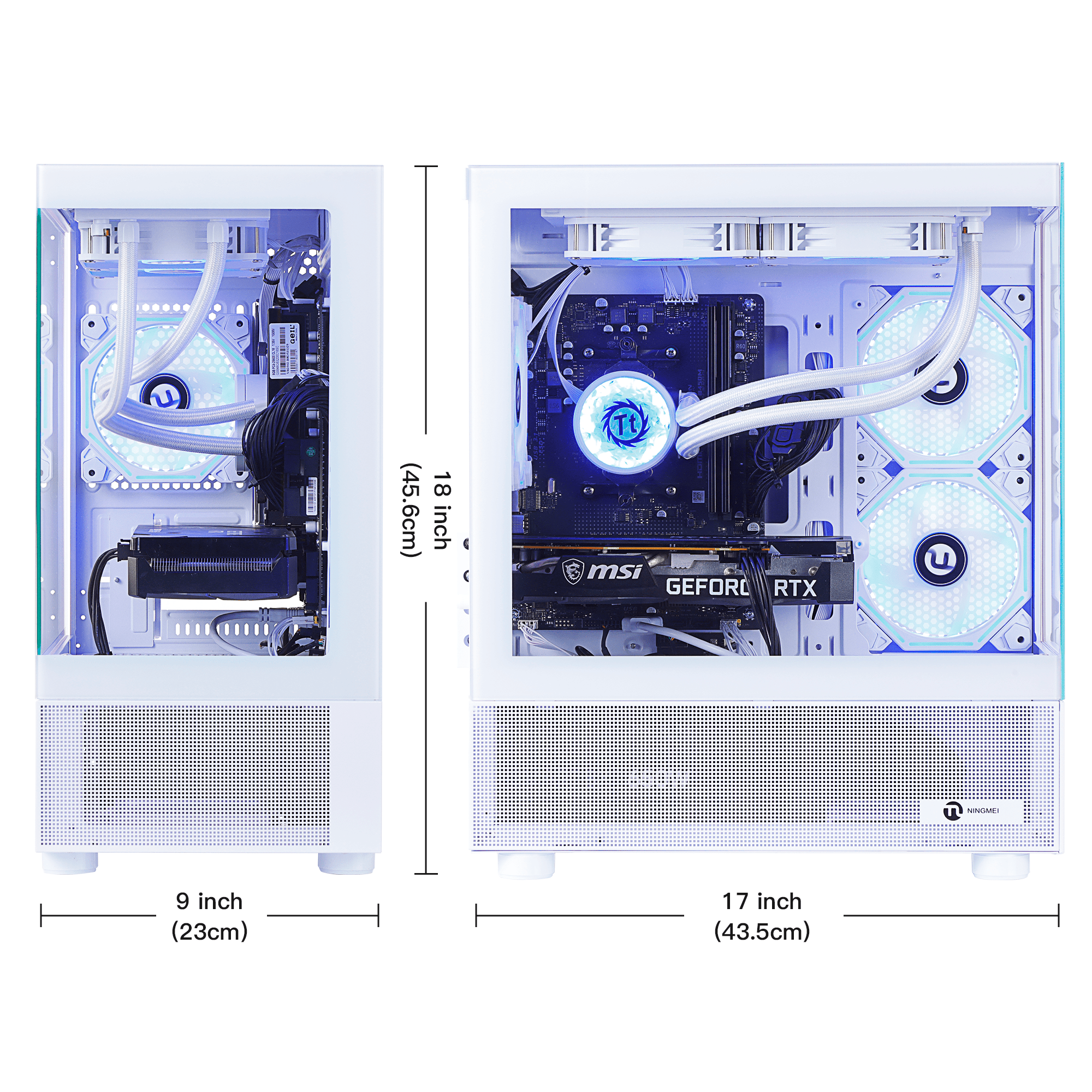 Ningmei Gaming PC AMD R7 7800X3D NVIDIA GeForce RTX 5070 32GB RAM 1TB SSD Windows 11 PC Gaming