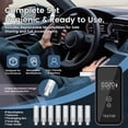 thumbnail image 3 of Handheld Digital Alcohol Detector Breathalyzer Breath Alcohol Tester with 8 Mouthpieces for Driving Social Safety, 3 of 5