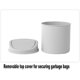 thumbnail image 2 of 1 paquete de bote de basura pequeño creativo para escritorio Mini concha Cesto de papel pequeño Cubo de almacenamiento de plástico para el hogar Simple Compact Tr, 2 of 5