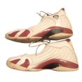 thumbnail image 2 of Ni - ke Air Jordan 14 Men’s Sz 15 VTG Shoes Retro Candy Cane 2011 White Red 487471-101, 2 of 5