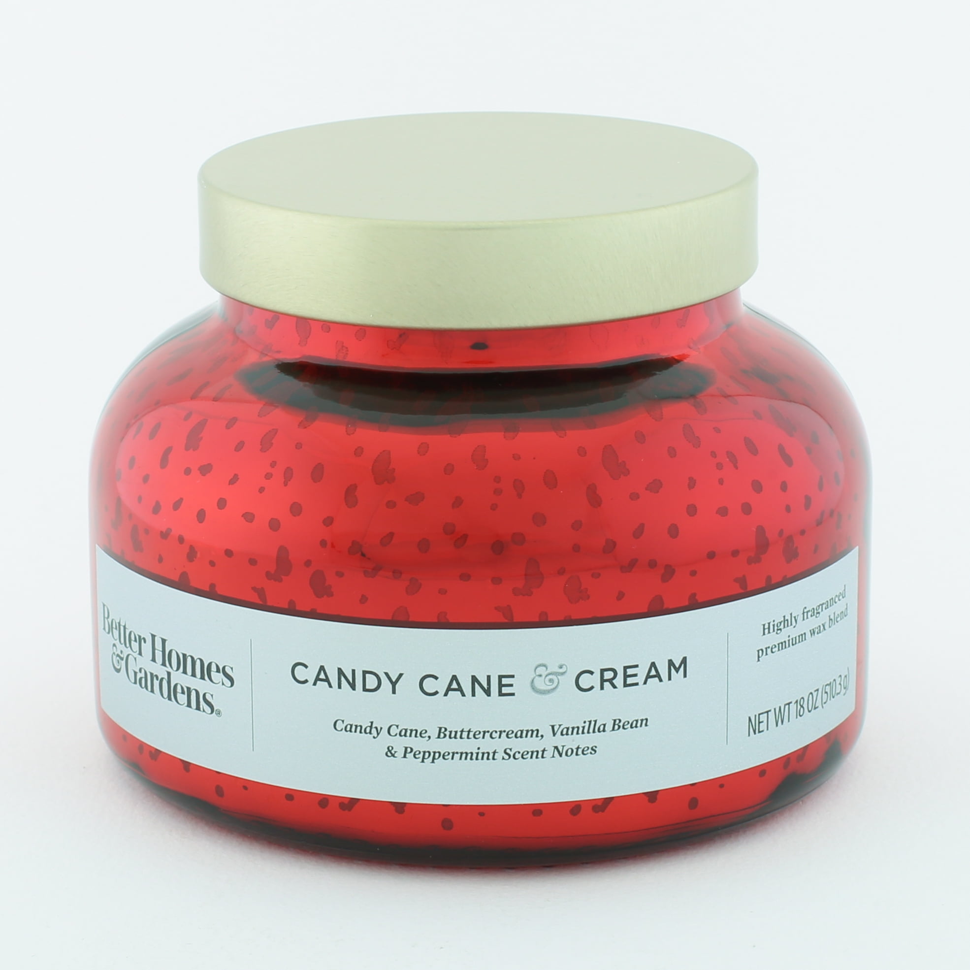Buy Better Homes & Gardens 18oz Candy Cane & Cream Mercury 2Wick Jar