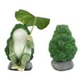 thumbnail image 4 of Frog Statue for Garden - Lotus Leaf Sitting Frog Figurines Decor Cute Craft Resin Frog Sculpture Decor for Outdoor Yard Garden Pond Home Office Desk Tabletop Gift Ornament, 4 of 9