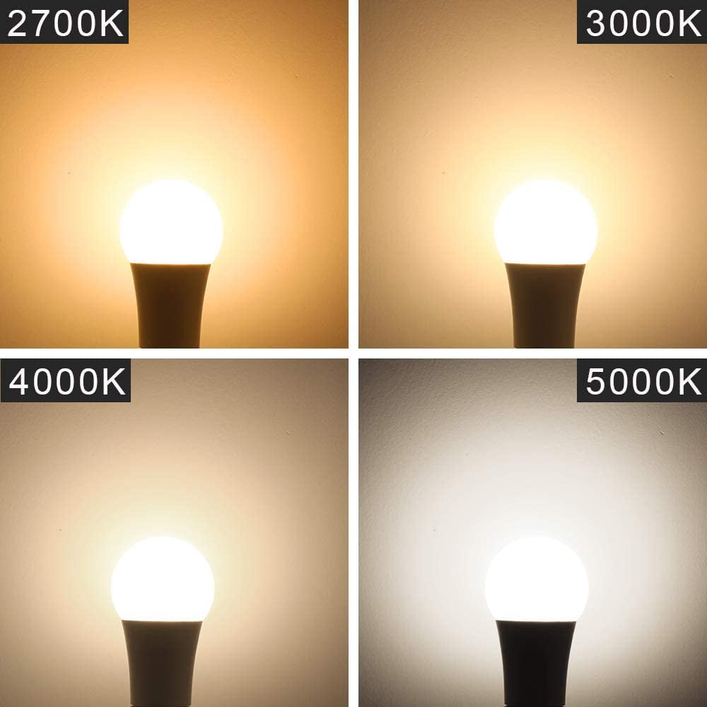 ENERGETIC A19 LED Light Bulb, 10 Watts(75W Equivalent), 5000K Daylight, 1200lm, UL Listed, E26 Base, 12 Pack