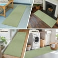 thumbnail image 6 of Runner Rugs 2x6 Ft, Vintage Sage Green Non Slip Area Rugs for Kitchen Bedroom Entryway, Farmhouse Retro Beige Solid Color Washable Carpet Runner Rug Floor Mats for Bedroom Home Decor, 6 of 9
