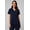 Navy, variant on Women's Vital Scrub Top, 1-Pocket V-Neck - MotionTech Fabric, 4-Way Stretch, Wrinkle-Resist, Anti-Shrink, Chest Pocket, Semi-Slim Fit (Sizes Vary)