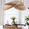 thumbnail image 4 of bali & pari Theanna Woven Jute Pendant Lampshade, 4 of 4