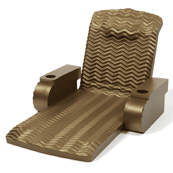 California Sun Deluxe Unsinkable La Jolla Lounger - Soft Foam Cushioned Pool Lounge Chair (Bronze)