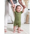 thumbnail image 5 of Gerber Unisex Baby Buttery Soft Short Sleeve Romper with Viscose Made from Eucalyptus, Sizes 0/3M-18M, 5 of 12