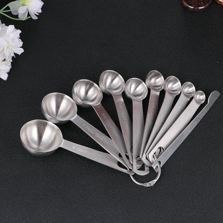 2LB Depot 14 -Piece Stainless Steel Measuring Spoon