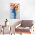 thumbnail image 6 of 16x24 inch Yard Garden Decor Watercolor Butterfly Canvas Frameless Painting,Home Room Decor Bathroom Accessory,Exquisite Watercolor Butterfly Paintings Canvas,Gifts For Watercolor Enthusiast, 6 of 6