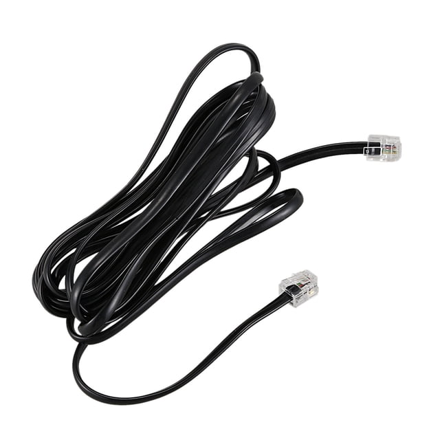 2X RJ11 6P4C Cuerda Cable de Telefono Modem ADSL 3 Metros