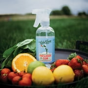 Rebel Green Fruit & Veggie Clean - Natural Produce Wash - Plant-Based Vegetable Wash - Fruit and Vegetable Wash with No Aftertaste - Sustainable Food Wash - 16 Fl Oz Spray Bottle (Pack of 2)