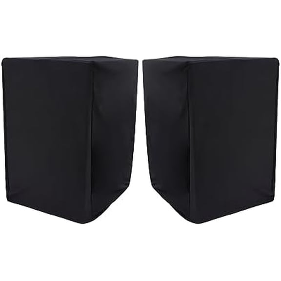 Studio Monitor Dust Cover Protective Compatible With YAMAHA HS5 Admin Audio T5V KRK Rokit 5 G4 Black 5-Inch Professional Powered Speaker cover(2 packs)$$Music
