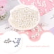 thumbnail image 3 of Sonducket 50 Uds perlas artificiales ABS perlas de imitación brillante agujero cuentas sueltas accesorios materiales de ropa Accesorios de disfraces Blanco 8 mm, 3 of 6