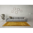 thumbnail image 3 of Ahgly Company Indoor Rectangle Persian Yellow Traditional Area Rugs, 7' x 9', 3 of 4