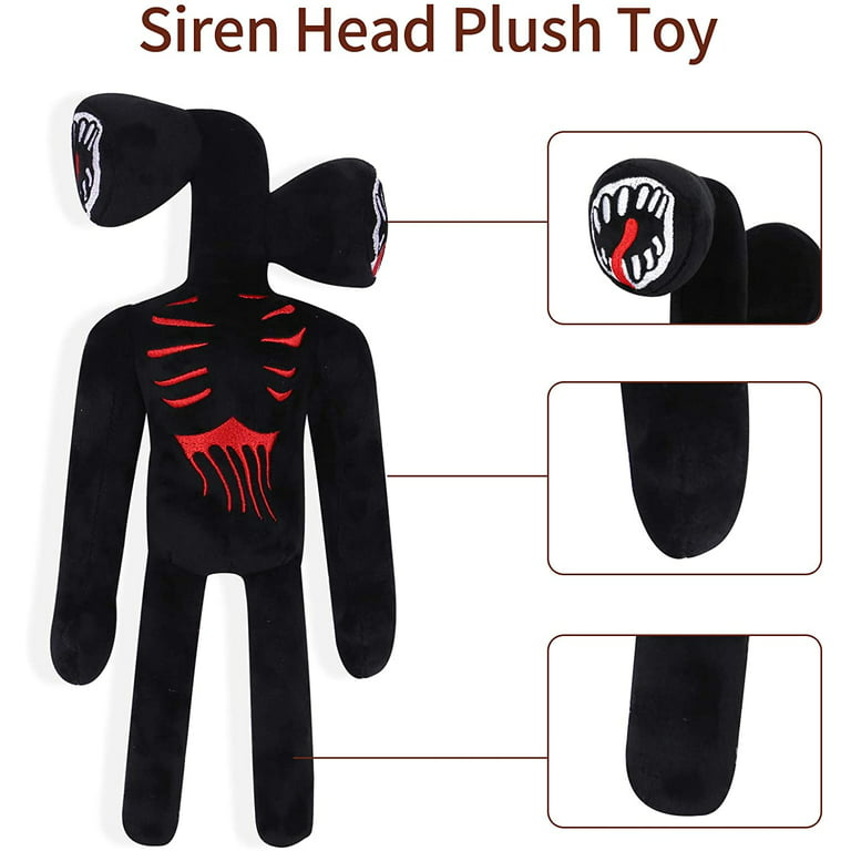 15 Black Siren Head Plush Stuffed Animal Toy Soft Doll