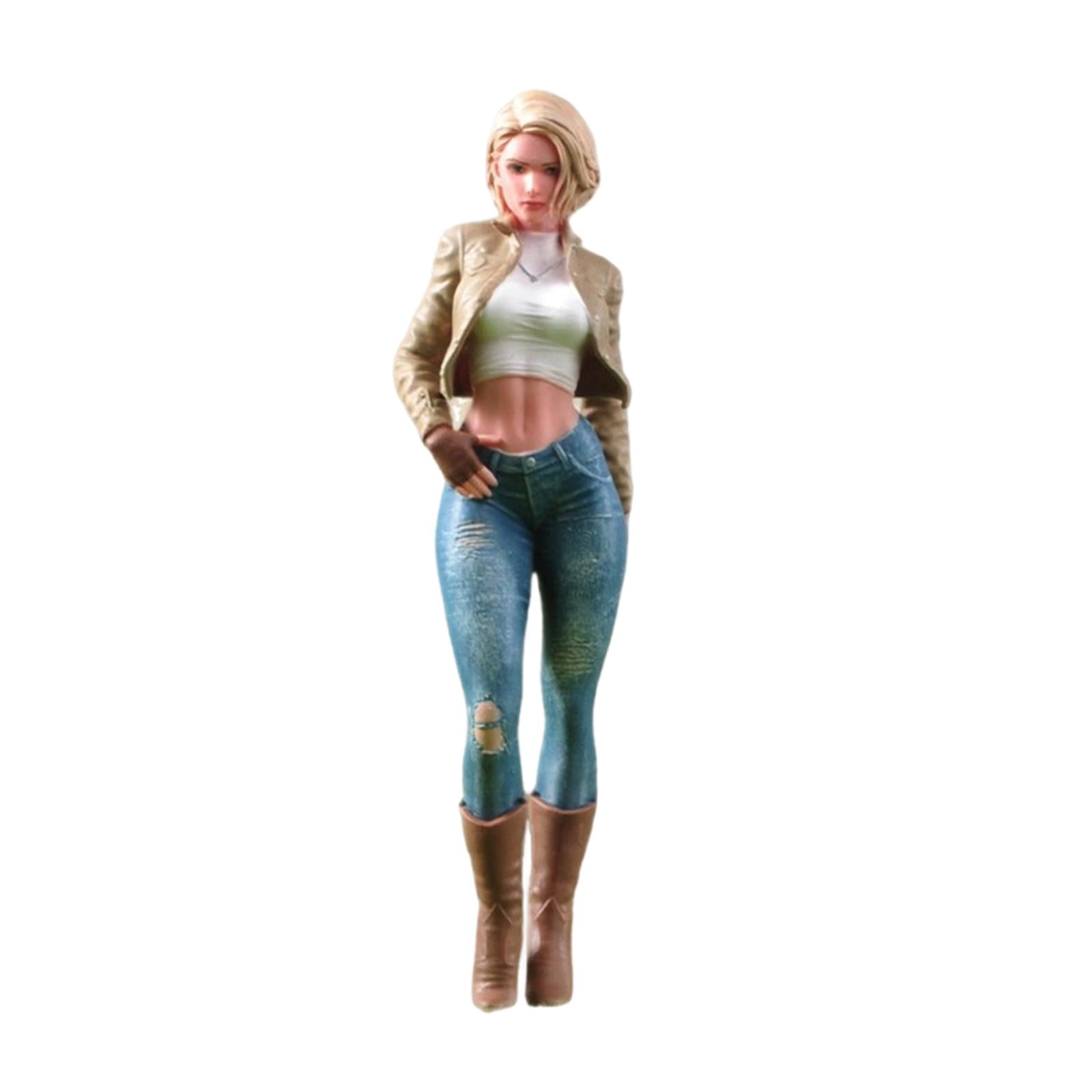 LeeQinersw 1/64 Girl Figure Character DIY Layout Scenery Accs Mini Doll Dollhouse Decor