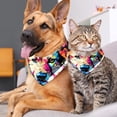 thumbnail image 4 of Pixel Dog Breathable Chiffon Dog Scarf 2-Pack - Translucent Lightweight Pet Collars, Size 16x16x22.8in and 20.9x20.9x30in, 4 of 5