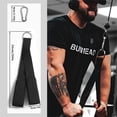 Tricep Rope Cable Attachment, Ergonomic Handles Long Gym Pulldown Rope ...