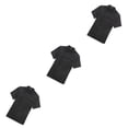 thumbnail image 4 of Chaqueta de Chef Matsuzay Manga Corta Uniforme Transpirable Negro M, 4 of 6