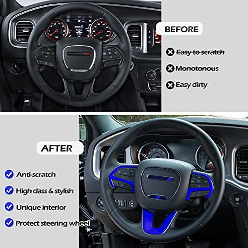 Carbon GRIDREADY Compatible with 20152021 Dodge Charger Steering Wheel