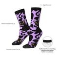 thumbnail image 4 of Logiee Cartoon Black Cats Print Adult Socks for Men & Women,Calf Socks, Ankle Socks,Boots Socks,Breathable Casual Sock,Unisex Crew Socks, 4 of 6
