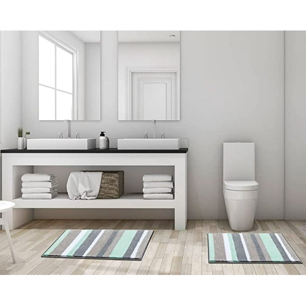 Microfiber bath 2024 mat sets
